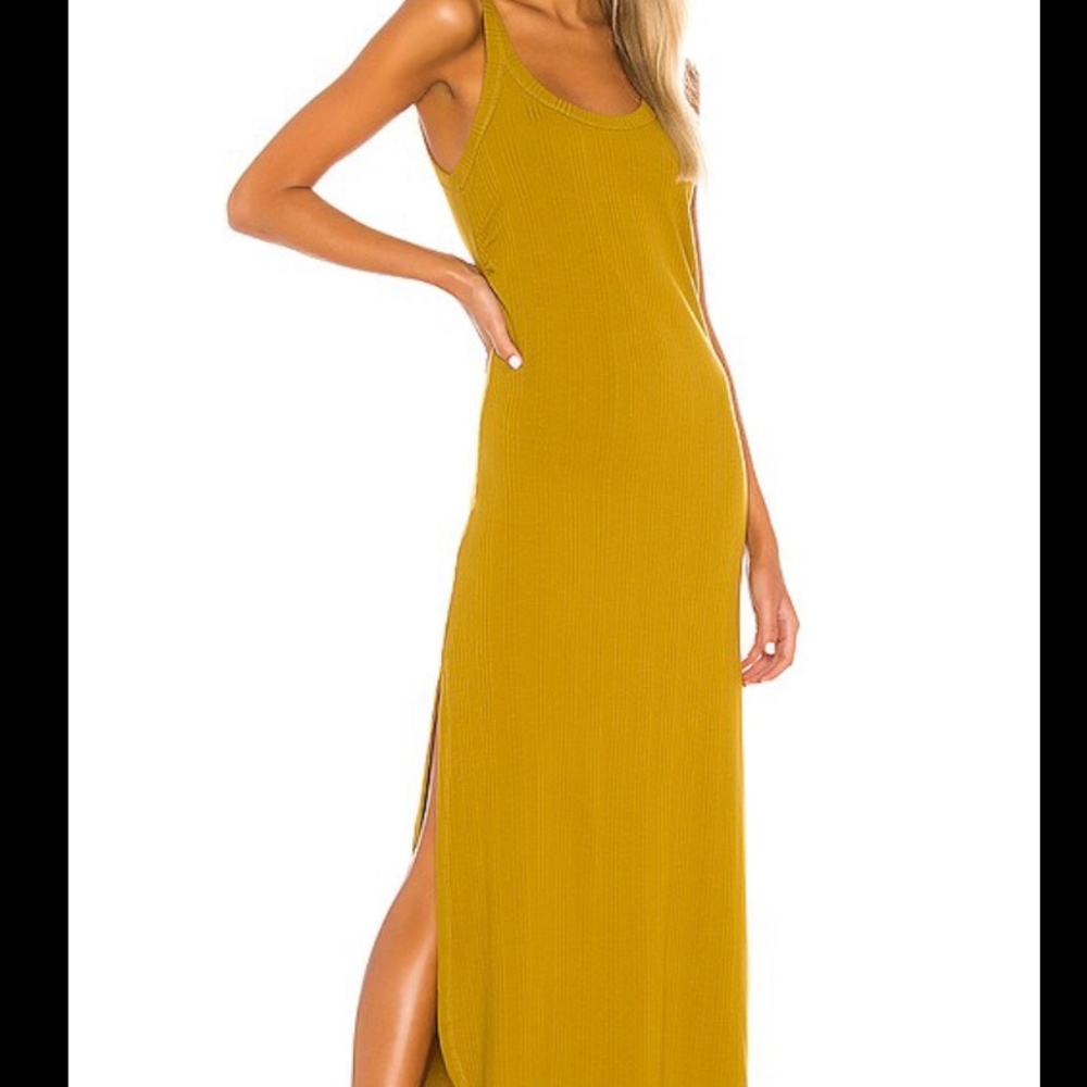 Vitamin A West Dress Gold/ Green Matcha Color Size XS/S
